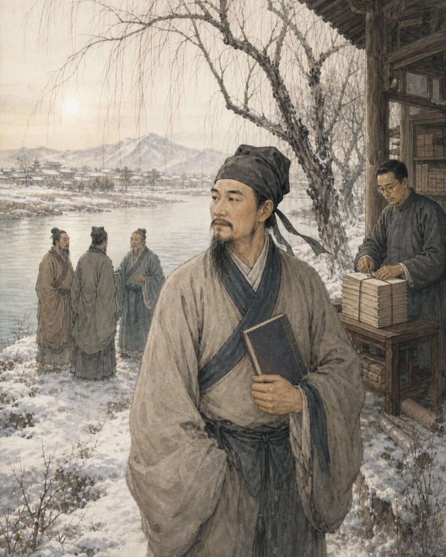 房祺 / 孙毓修作者纪念视觉AI原创作者纪念视觉（非历史照片）