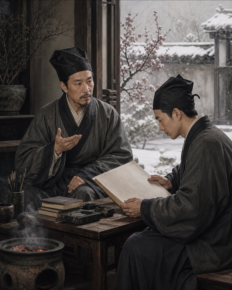 陈师道 / 任渊作者纪念视觉AI原创作者纪念视觉（非历史照片）