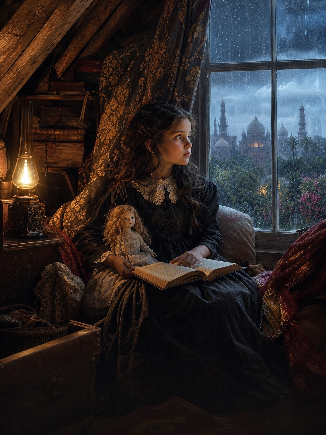 《A Little Princess Being the whole story of Sara Crewe now told for the first time》独立封面