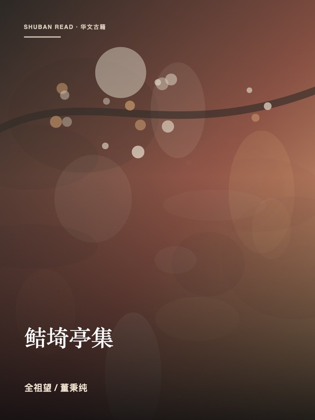 《鲒埼亭集》封面