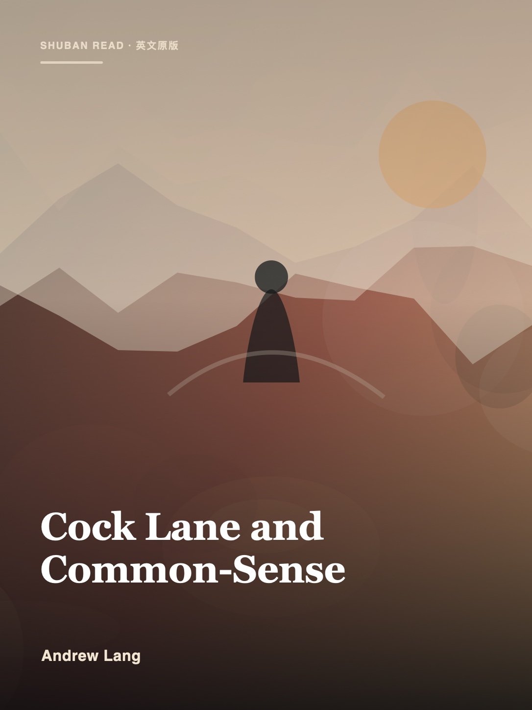 《Cock Lane and Common-Sense》封面