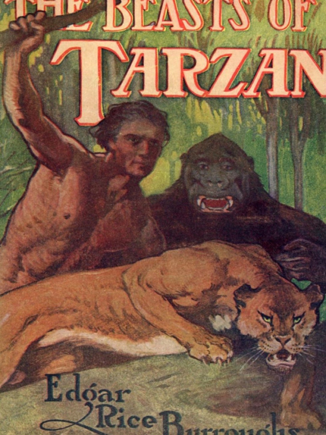 《The Beasts of Tarzan》封面