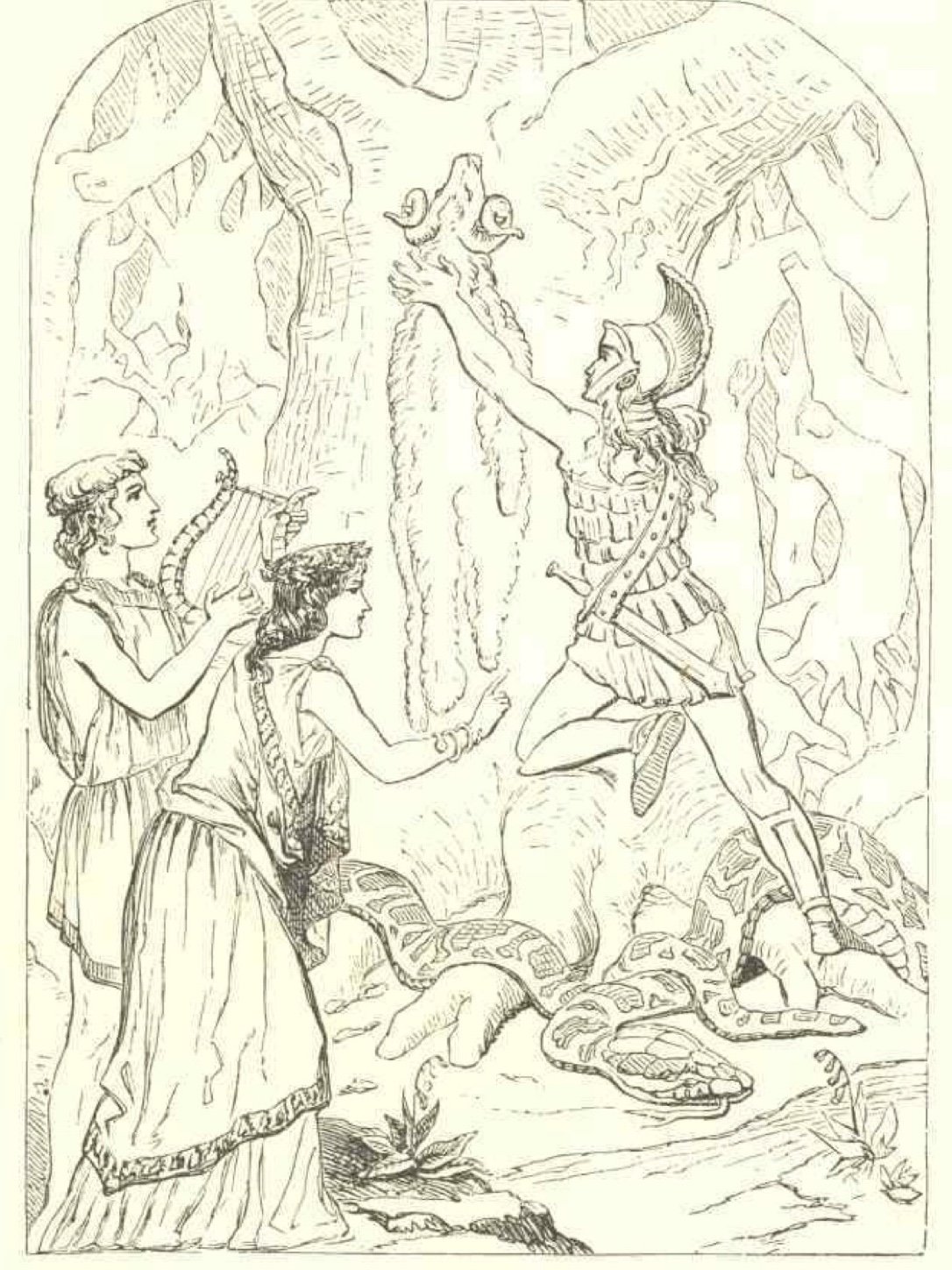 《The Heroes; Or, Greek Fairy Tales for My Children》封面